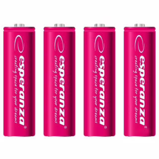 Аккумулятор Esperanza AAA 1000mAh Ni-MH * 4 red (EZA102R)
