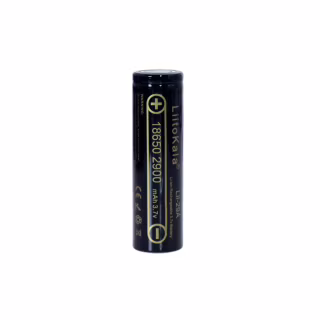 Аккумулятор 18650 2900mAh Li-Ion, (2850-2950mah), 3.7V (2.75-4.2V), Blac Liitokala (Lii-29A)