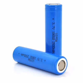 Акумулятор 18650 2500mAh, FlatTop, 3.7V, Blue Vipow (ICR18650-2500mAhFT)