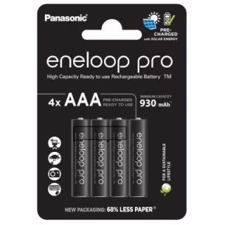 Аккумулятор Panasonic Eneloop AAA 930 mAh Pro NI-MH * 4 (BK-4HCDE/4CP)