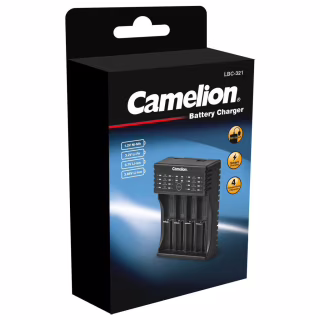 Зарядное устройство для аккумуляторов Camelion Univercal charger for Ni-MH 1.2V, Li-Fe 3.2V, Li-Ion 3.7 to 3.85V, Input DC 5V-2A (LBC-321)