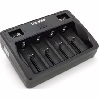 Зарядний пристрій для акумуляторів Liitokala 4 Slots, Ni-MH/Ni-CdAA,AAA,C, Li-ion/IMR32650,21700,18650 (Lii-D4)