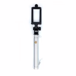 Монопод для селфі Grand-X Metallic Jack 3,5 U-крепление 170-750мм Silver (MPGJMS)