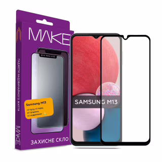 Стекло защитное MAKE Samsung M13 (MGF-SM13)