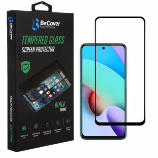 Стекло защитное BeCover Xiaomi Redmi 10 2022 / 10 Prime 2022 Black (708151)