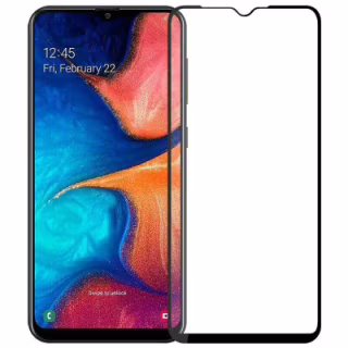 Скло захисне PowerPlant Full screen Samsung Galaxy A20, Black (GL606849)