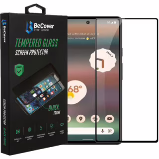 Стекло защитное BeCover Google Pixel 6A Black (708757)