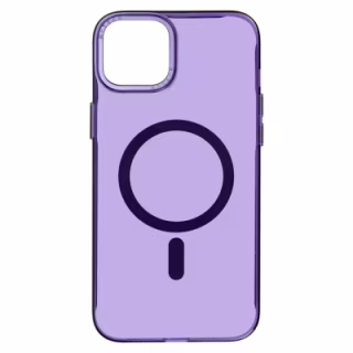 Чехол для мобильного телефона Armorstandart Y23 MagSafe Apple iPhone 14 Transparent Purple (ARM68329)