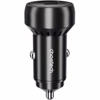 Зарядний пристрій Choetech USB-C+USB-A 60W QC3.0/PD/PPS black (TC0014-BK)