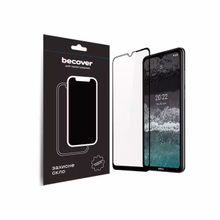 Стекло защитное BeCover Nokia C21 Black (709741)