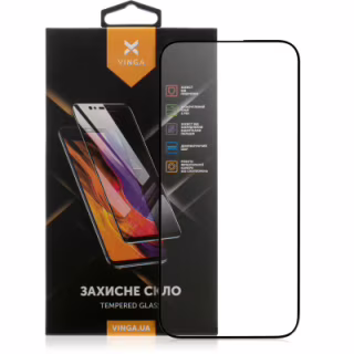 Стекло защитное Vinga Apple iPhone 15 Plus (VGIP15PLU)