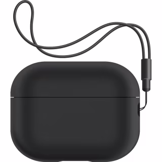 Чехол для наушников Armorstandart Silicone Case with straps для Apple Airpods Pro 2 Black (ARM68608)