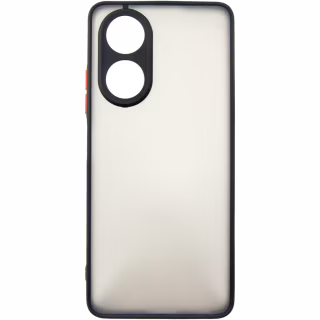 Чехол для мобильного телефона Dengos Matte OPPO A58 4G (black) (DG-TPU-MATT-132)