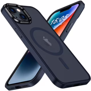 Чохол до мобільного телефона 2E Basic Apple iPhone 15 Soft Touch MagSafe Cover Dark Blue (2E-IPH-15-OCLS-DL)
