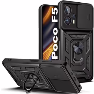 Чохол до мобільного телефона BeCover Military Poco F5 Black (709996)