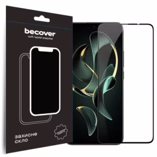 Стекло защитное BeCover Xiaomi 13T/13T Pro Black (710171)