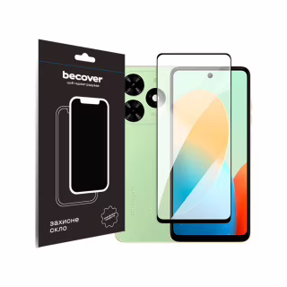 Стекло защитное BeCover Tecno Spark Go 2024 (BG6) Black (710484)