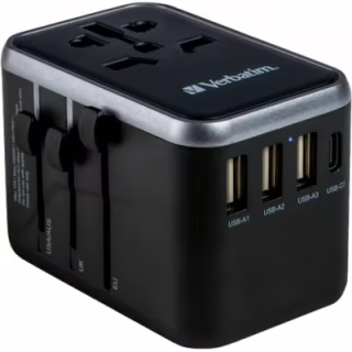 Зарядний пристрій Verbatim UTA-04 PD61W (3xUSB-A/2xUSB-C) (49546)