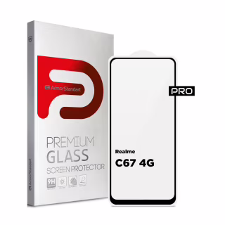Скло захисне Armorstandart Realme C67 4G Black (ARM73852)