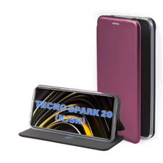Чохол до мобільного телефона BeCover Exclusive Tecno Spark 20 (KJ5n) Burgundy (711239)