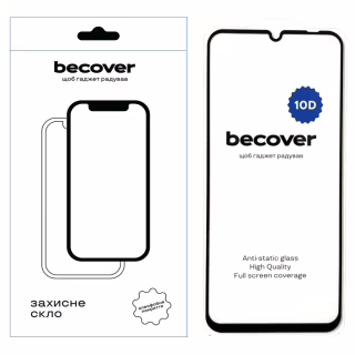 Стекло защитное BeCover Xiaomi Redmi 12C 10D Black (711371)