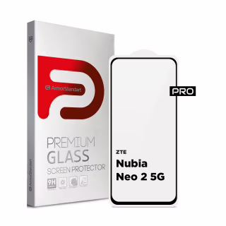 Стекло защитное Armorstandart Pro ZTE Nubia Neo 2 5G Black (ARM78903)