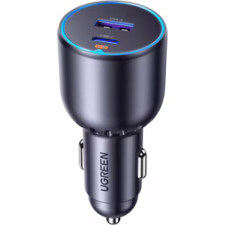 Зарядное устройство Ugreen 2xUSB 63W (USB-C+USB-A) QC3.0 (EC701) (35023)