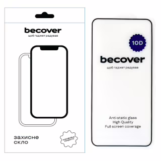 Скло захисне BeCover Samsung Galaxy A56 SM-A566 10D Black (712890)