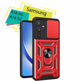Чохол до мобільного телефона BeCover Military Samsung Galaxy A16 4G SM-A165/A16 5G SM-A166 Red (713071)