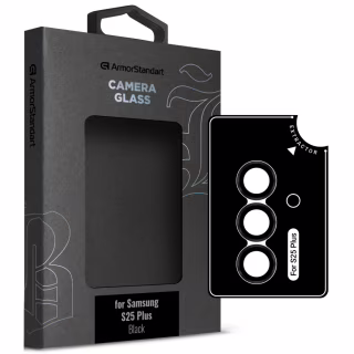 Скло захисне Armorstandart Camera Supreme BI Samsung S25 Plus Black (ARM83220)