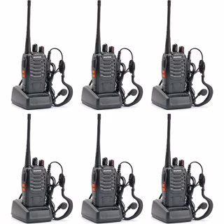 Портативна рація Baofeng BF-888S комплект 6 шт (2200000758996)