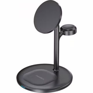 Зарядное устройство Choetech 15W 3-in-1 Magnetic Wireless Fast Charger black (T585-F-101-CCBK)