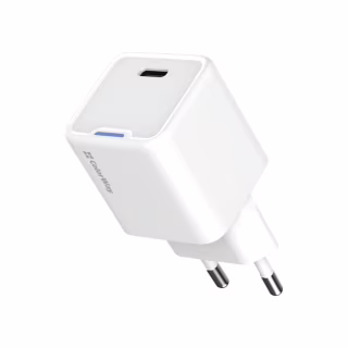 Зарядное устройство ColorWay GaN Mini 25W PD Port PPS USB-C white (CW-CHS052PD-WT)