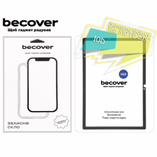 Скло захисне BeCover 10D Samsung Galaxy Tab S10 FE (SM-X520/SM-X526) 10.9" Black (713255)
