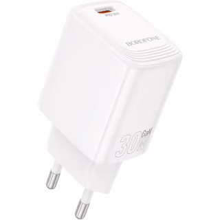 Зарядний пристрій BOROFONE BN28 Fuente USB-C PD30W White (6941991120299)