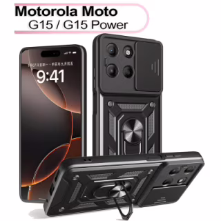 Чохол до мобільного телефона BeCover Military Motorola Moto G15 / G15 Power Black (713530)
