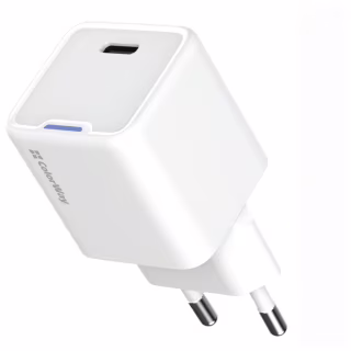 Зарядное устройство ColorWay C101C GaN Mini 20W PD PPS USB-C white (CW-CHS059PD-WT)