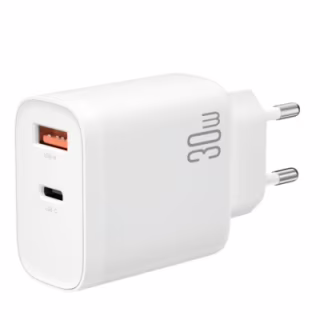 Зарядний пристрій XO 1xUSB-C PD30W + 1xUSB QC3.0 (XO-QC16)