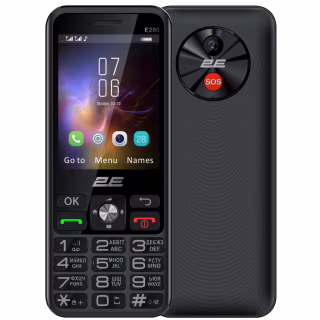 Мобільний телефон 2E E280 2025 Black (694743656220)