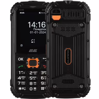 Мобільний телефон 2E R240 2025 Black (694743657623)