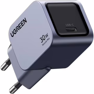 Зарядний пристрій Ugreen USB-C PD30W GaN X703 gray (35006)