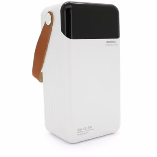 Батарея універсальна Remax 60000mAh, 22.5W, PD+QC, 2*USB+Type-C+Lightning, Black/White (RPP-565)