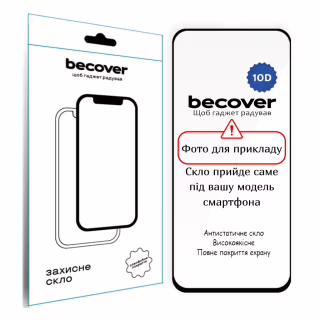 Стекло защитное BeCover 10D Oppo Reno14 F/FS 5G Black (714092)