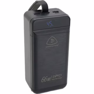 Батарея універсальна LIONPATTON 60000mAh, QC3.0, MicroUSB, Type-C, Lighting, USB, Black (L46 / 34004)