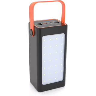 Батарея універсальна ACL 70000mAh, PD/22.5W, USB, Type C, ліхтар, Black/White (PW-52 / 34002)