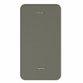 Батарея універсальна Hama 20000mAh, 15W/5V/3A, USB-C, USB-A, green (00201716)