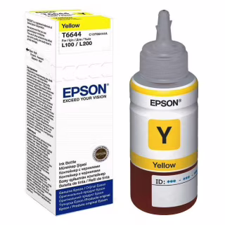 Контейнер з чорнилом Epson 664 yellow (70мл) L100/L200 (C13T66444A)