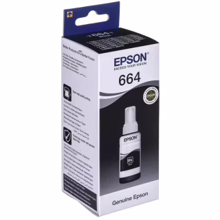 Контейнер з чорнилом Epson 664 black (70мл) L100/L200 (C13T66414A)