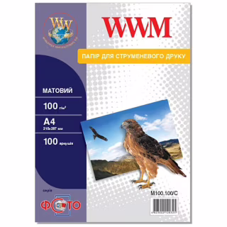 Фотопапір WWM A4 (M100.100/С)