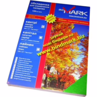 Обкладинка для палітурки bindMARK карт. Кантри А4 230г/м2 (100 шт.) зел.(8717201111269) (41705)